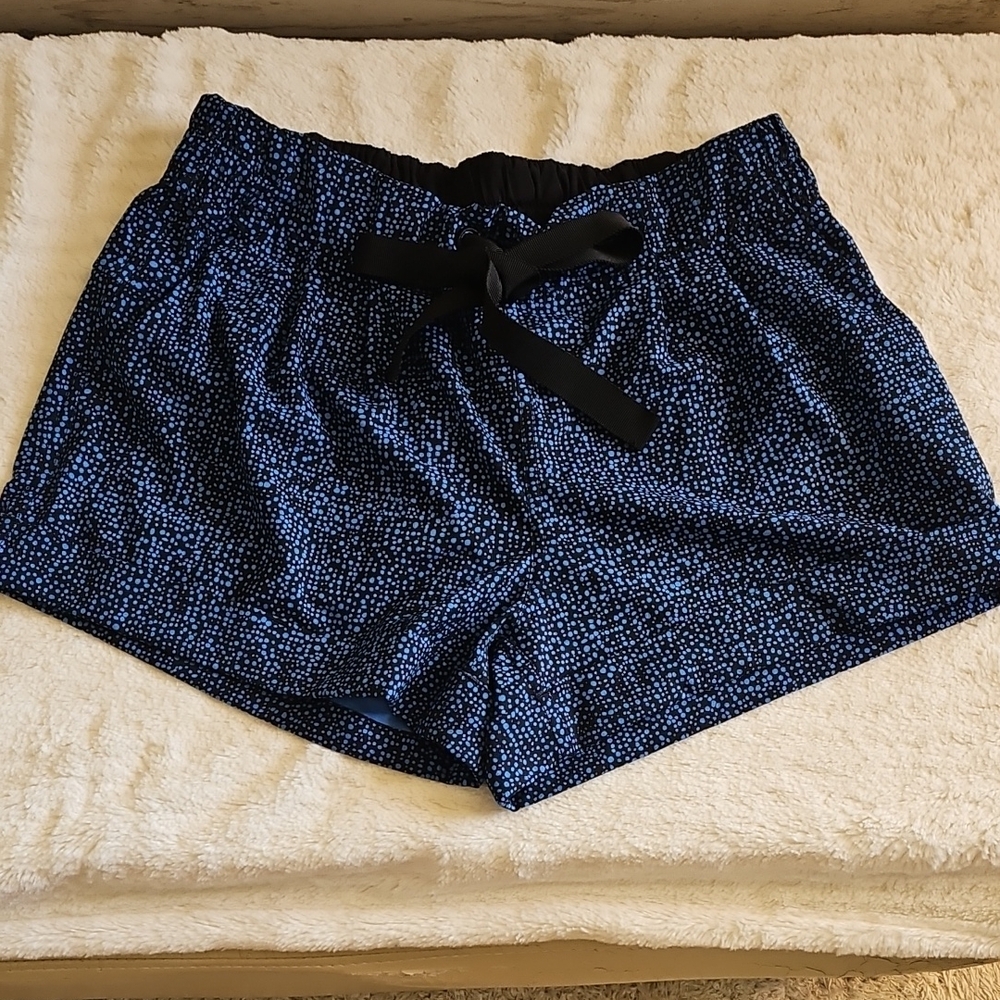 lululemon athletica Blue and Black Athletic Shorts